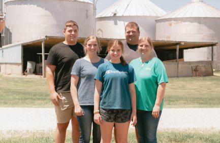 Heather Hill, past president of the National Pork Board, farms with her family at Hill Farms in Hancock County, raising corn, soybeans, wheat and pigs.
