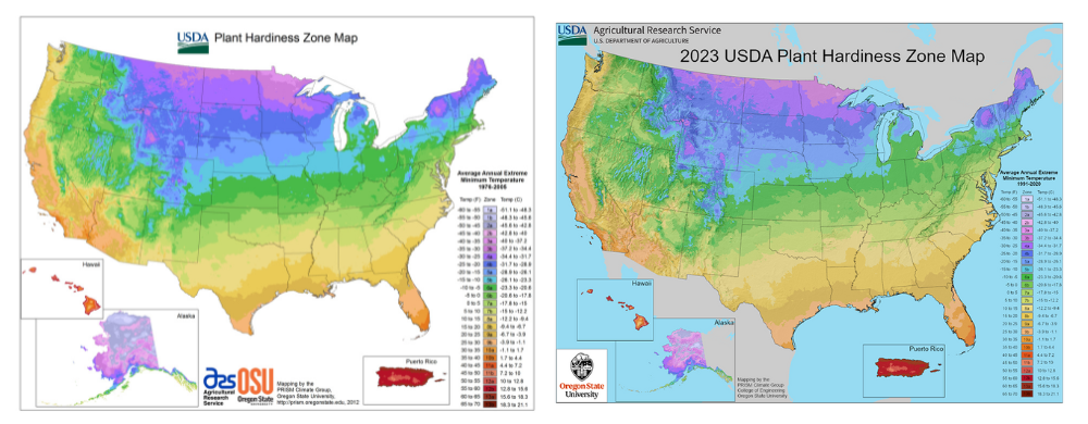 USDA Plant Hardiness Zone Map - Cooperative Extension: Garden and Yard -  University of Maine Cooperative Extension