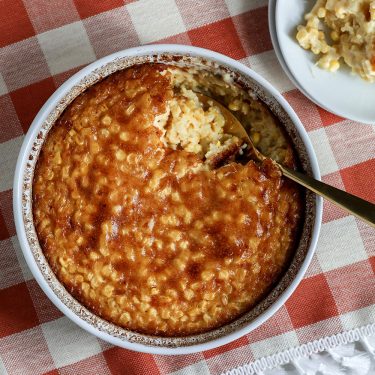 Lightened-Up Creamy Corn Pudding