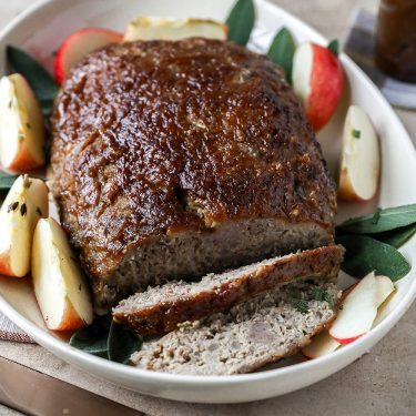 Meatloaf with Apple Butter Glaze