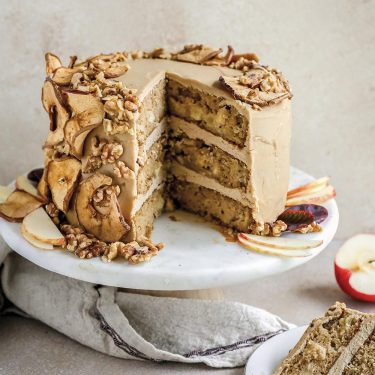 Apple Spice Cake with Maple Buttercream