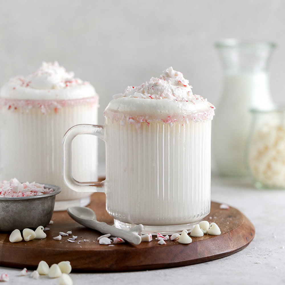 White Peppermint Hot Chocolate - Farm Flavor Recipe